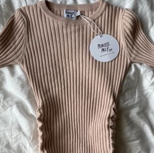 Princess Polly Viola Beige Dress